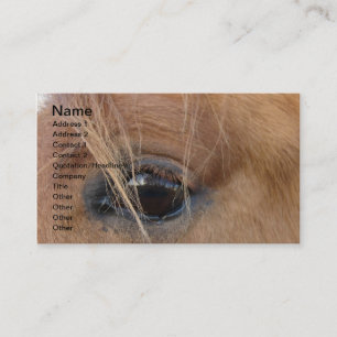 Horse Eye Business Card