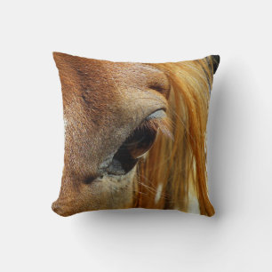 Horse Eye Closeup Cushion