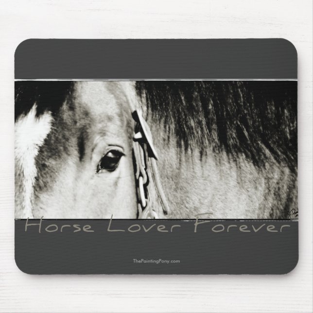 Horse Eye Photograph Mouse Mat (Front)