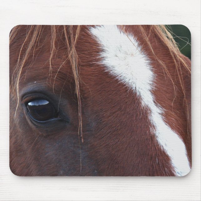 Horse Face Closeup Mouse Mat (Front)