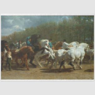 Horse Fair (by Rosa Bonheur) Tissue Paper