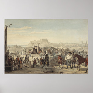 Horse Fair - Paul Sandby - c1750 Poster