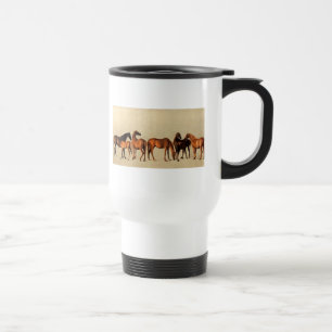 horse farm ranch ride sports western equine pet travel mug
