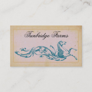 Horse Farm Riding Boarding Business Cards