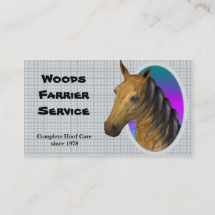 Horse Farrier Business Card