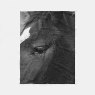 Horse fbcnm fleece blanket
