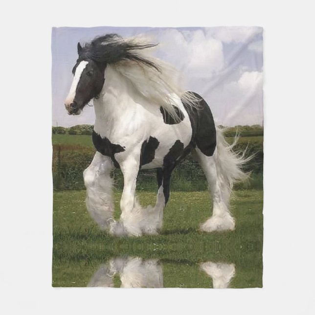 Horse Fleece Blanket (Front)