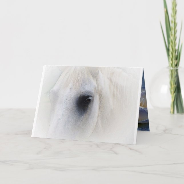 Horse & Floral Card (Front)
