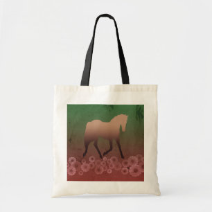 Horse / Flower Tote Bag