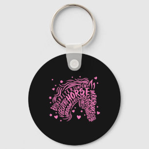 Horse For Girls Horseback Riding Ride Lover Equest Key Ring