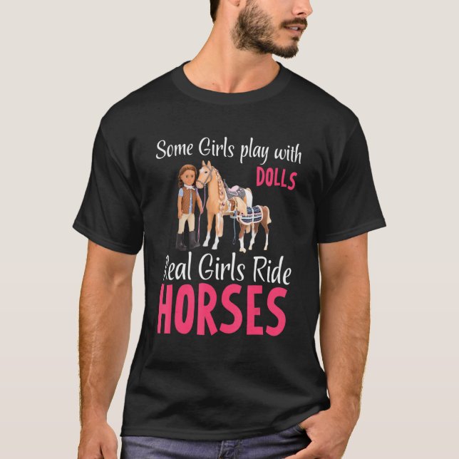 Horse  For Girls & Women Who Love Horses 4 T-Shirt (Front)