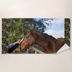 Horse Friend Forever, Beach Towel