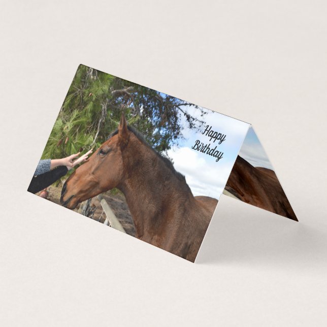 Horse Friend Forever, Birthday Card (Front)