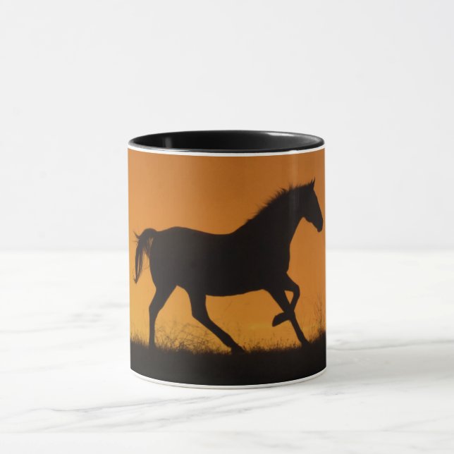 Horse Galloping Southwestern Coffee Mug (Center)