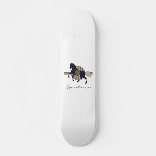 horse galop HORSES equestrian Skateboard (Front)