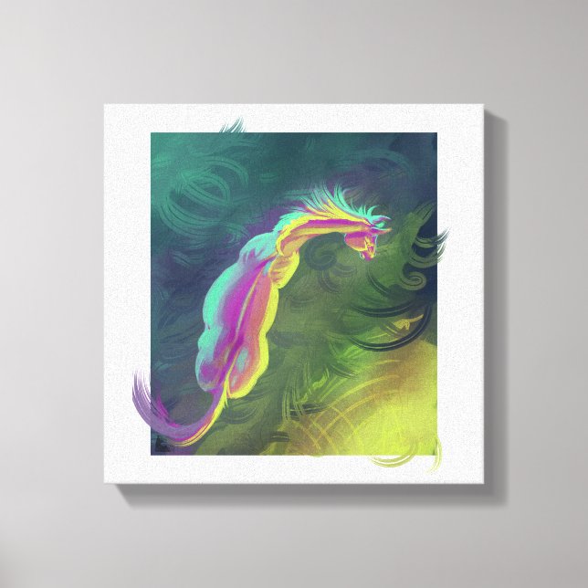 Horse gazing into the distance canvas print (Front)