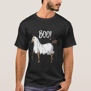 Horse Ghost Costume Fun Equestrian Horse Lover Hal T-Shirt