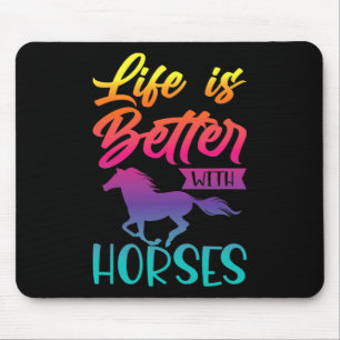 Horse Gifts For Girls. Riding6 Mouse Mat