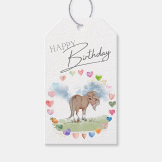 Horse gifts with sweet pony and heart gift tags