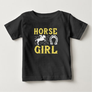 horse girl-01 baby T-Shirt