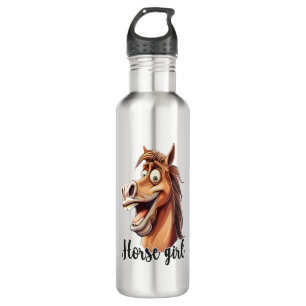 Horse Girl Funny Horse 710 Ml Water Bottle