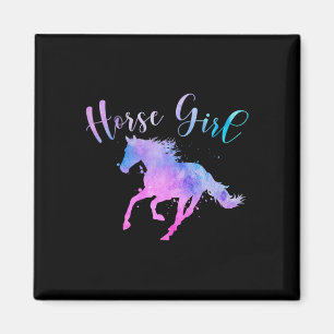Horse Girl Funny Horse Lover Equestrian Rider Sayi Magnet