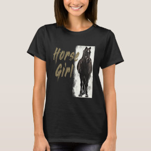 Horse Girl Gift For Vintage Riding Holiday Lovers T-Shirt