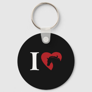 Horse Girl Gifts I Love My Horse Equestrian Horseb Key Ring