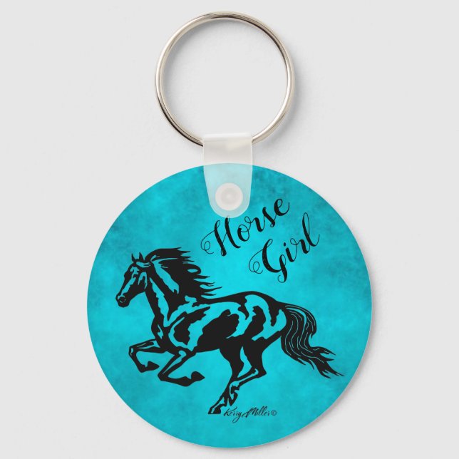 Horse Girl, Horse Keychain (Front)