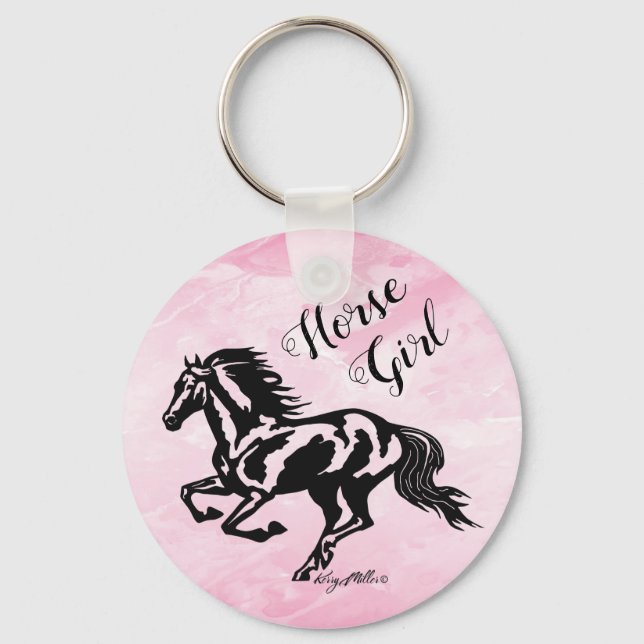 Horse Girl, Horse Keychain (Front)