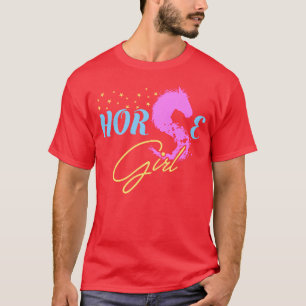 Horse Girl Horse Lovers Gift Equestrian vintage T-Shirt