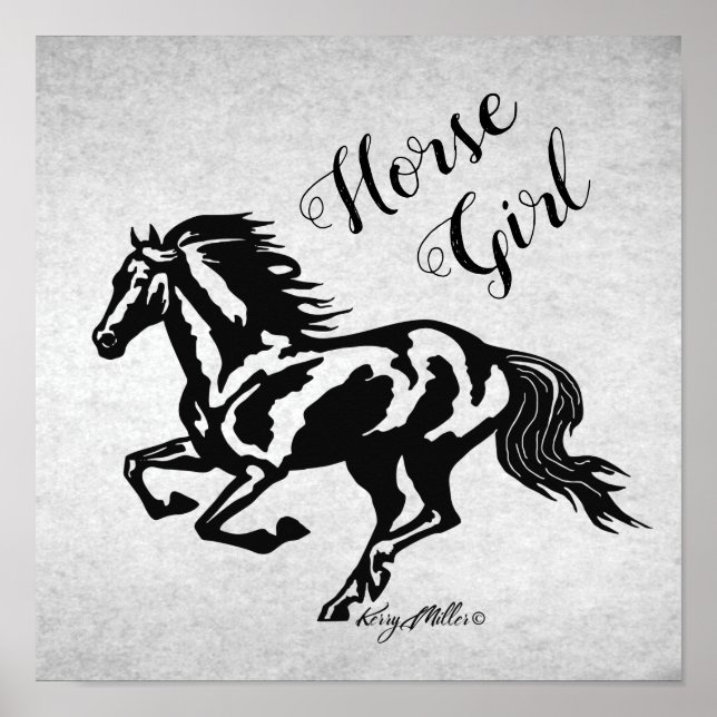 Horse Girl, Horse Poster (Front)