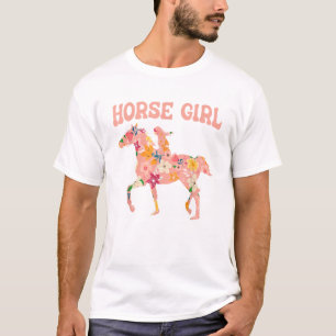 Horse Girl Horse Riding Horseback Rider Horses Hor T-Shirt