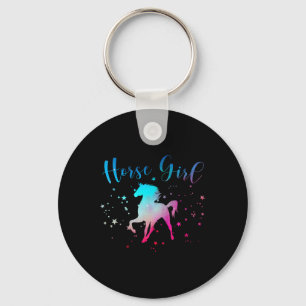 Horse Girl Horseback Equestrian Riding Saying Hors Key Ring