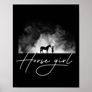 Horse Girl Horseback Riding Apparel - Horse Poster