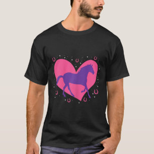 Horse Girl Horseback Riding Equestrian Horse Lover T-Shirt