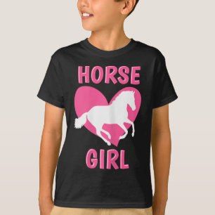 Horse Girl Horseback Riding Equestrian Horse Lover T-Shirt