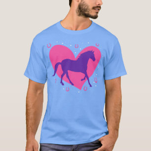 Horse Girl Horseback Riding Equestrian Horse Lover T-Shirt