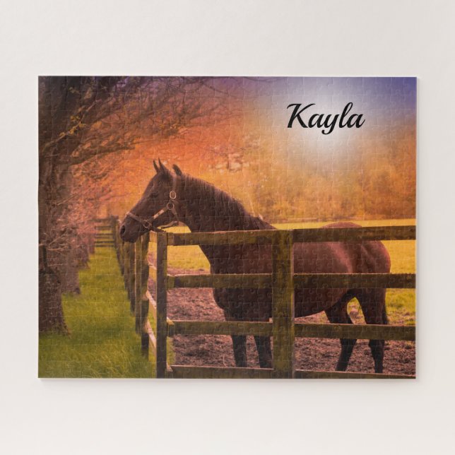 Horse Girl Jigsaw Puzzle (Horizontal)