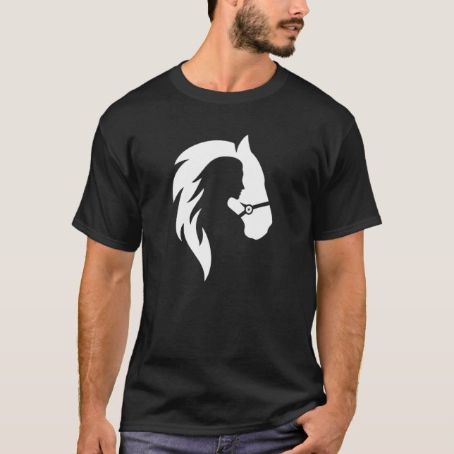Horse Girl Muse Majestic Mystique Animal Cool Awes T-Shirt (Front)