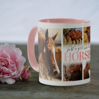 Horse Girl Photo Collage