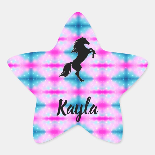Horse Girl Star Sticker (Front)