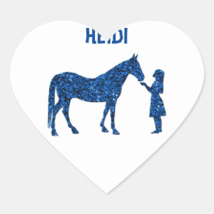 HORSE & GIRL STICKERS PERSONALIZED.