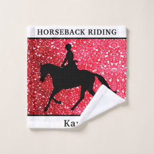 Horse Girl Wash Cloth