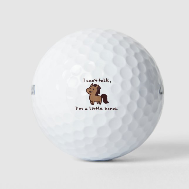 horse golf balls (Front)