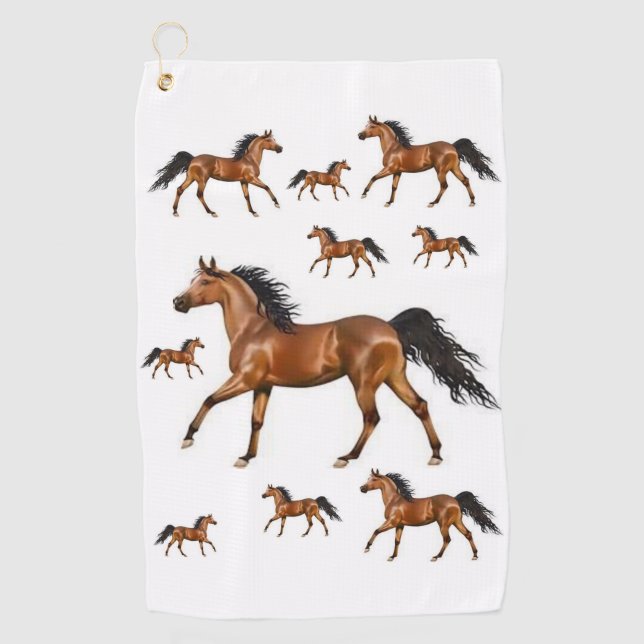 Horse Golf Towel (Front)