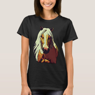 Horse graphic animal motif riding a with print hor T-Shirt
