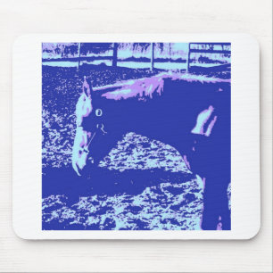 Horse Grazing Pop Art Mouse Mat