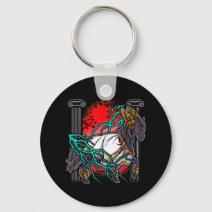 Horse Greek Myths Zeus Ancient Gods Equine Lightni Key Ring