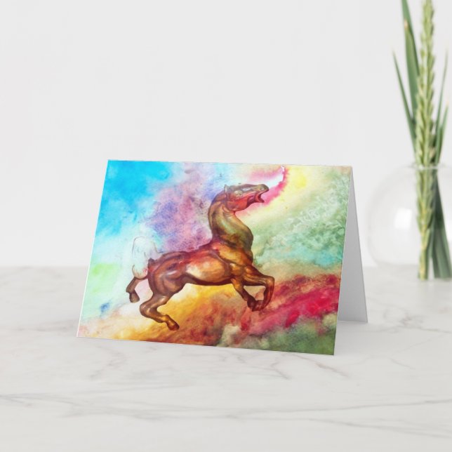 Horse Greeting Card (Front)
